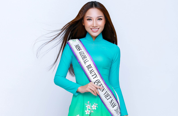 Hoàng Thu Thảo dự thi Miss Global Beauty Queen 2017 tại Hàn Quốc