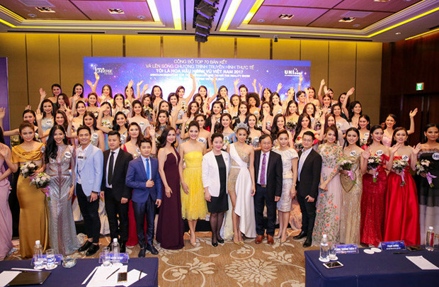 70 thí sinh vào vòng bán kết Hoa hậu Hoàn vũ Việt Nam 2017