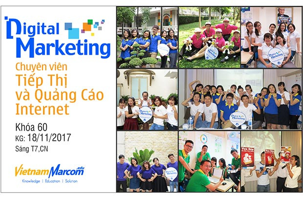 VietnamMarcom: Khóa học Digital Marketing - Chuyên viên Tiếp thị & Quảng cáo internet