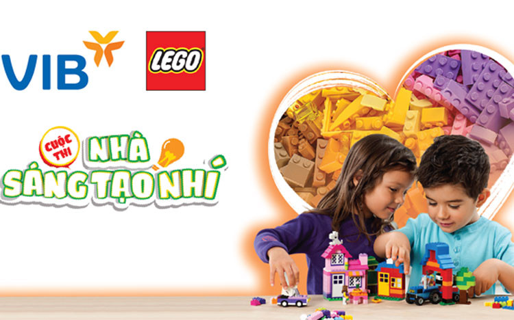 VIB và LEGO tổ chức cuộc thi “Nhà sáng tạo nhí”