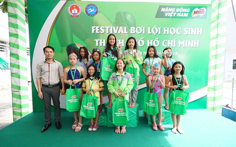 Chung kết Festival Bơi lội học sinh TP.HCM năm học 2017 - 2018
