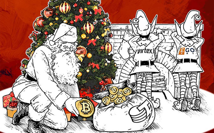 Bitcoin - món quà Giáng sinh 