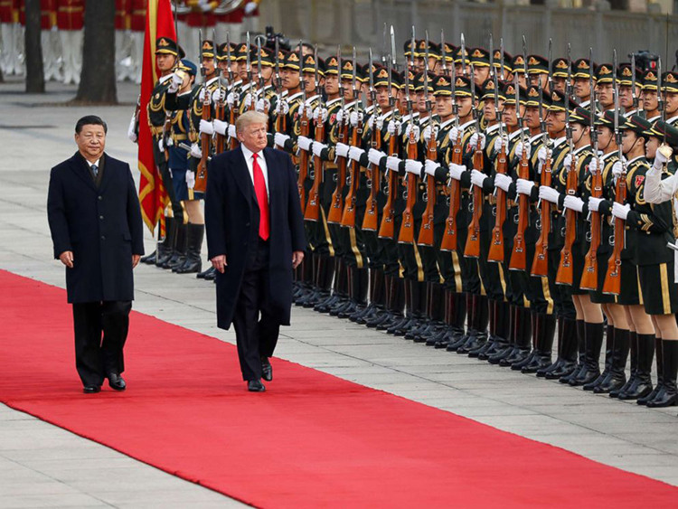 Chủ tịch Trung Quốc Tập Cận Bình và Tổng thống Mỹ Donald Trump doanhnhansaigon