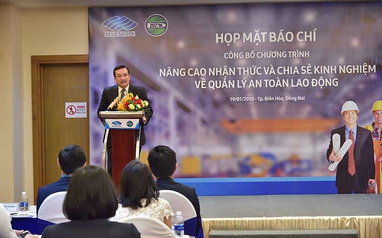 NS BlueScope Việt Nam hợp tác về an toàn lao động trong doanh nghiệp