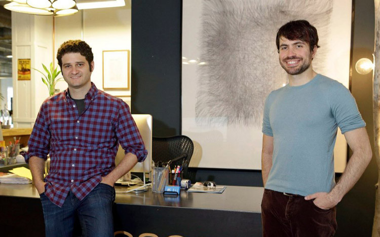 Hai người sáng lập Asana, Dustin Moskovitz và Justin Rosenstein.