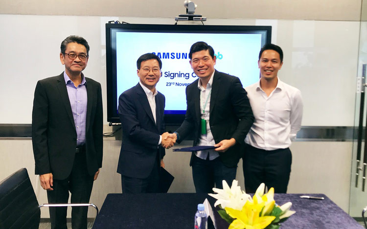 Grab và Samsung ký kết thúc đẩy phát triển kỹ thuật số ở Đông Nam Á