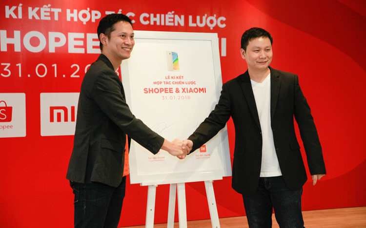 Shopee ký kết hợp tác chiến lược với Xiaomi