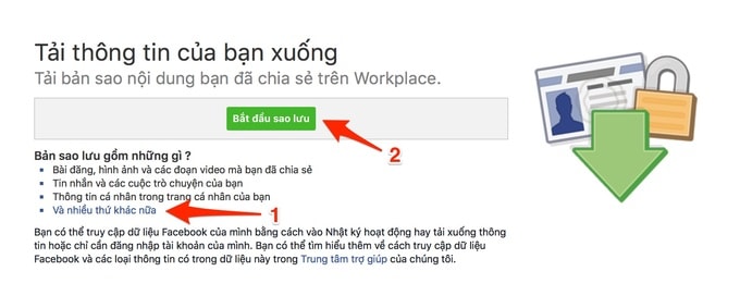 cách tải dữ liệu facebook doanhnhansaigon