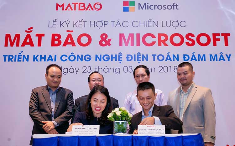Mắt Bão và Microsoft hợp tác chiến lược triển khai công nghệ đám mây tại Việt Nam