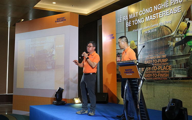 BASF giới thiệu sản phẩm phụ gia bê tông MasterEase® tại Nha Trang