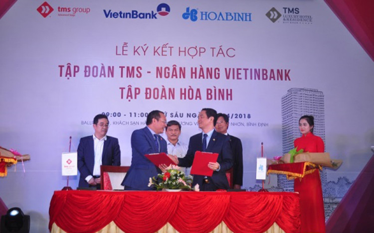 TMS Group, VietinBank và Tập đoàn Hòa Bình hợp tác triển khai dự án TMS Quy Nhơn