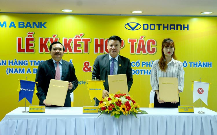 Nam A Bank hợp tác với ô tô Đô Thành