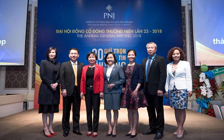 PNJ tổ chức đại hội cổ đông thường niên 2018