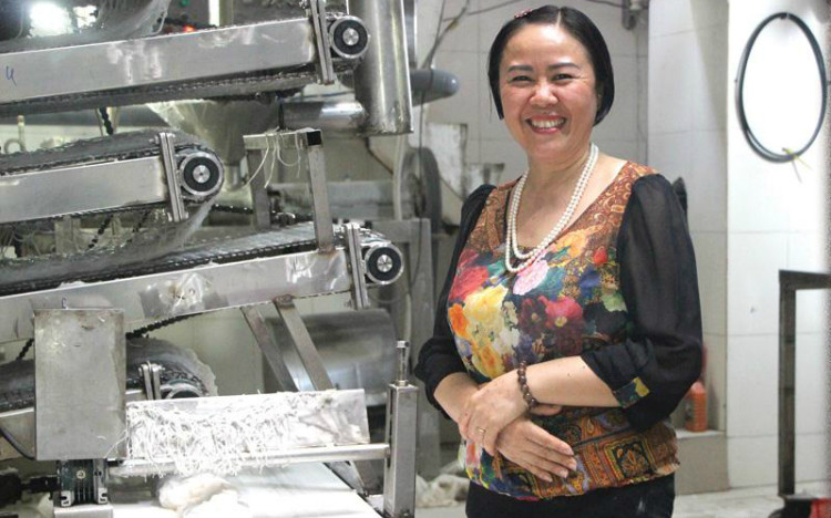 Nữ doanh nhân Nguyễn Thị Bính và cơ nghiệp trăm tỷ từ cọng bún tươi
