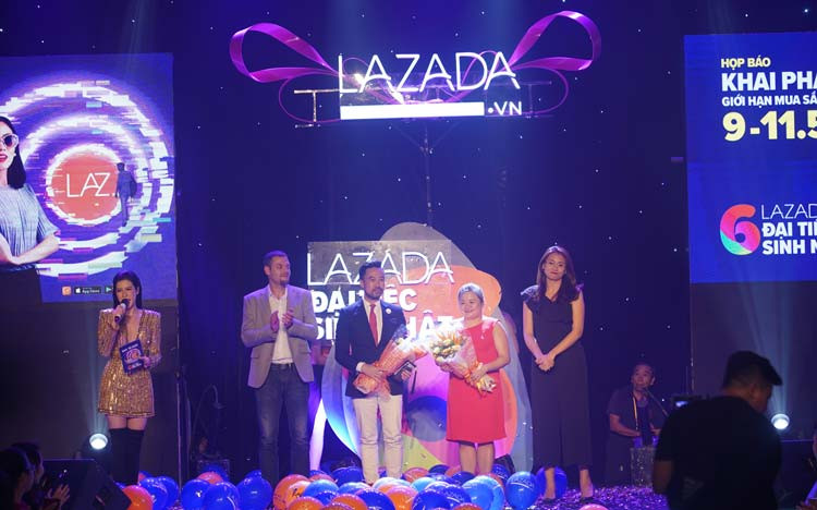 Lazada ưu đãi giảm giá nhân sinh nhật 6 năm tại VN