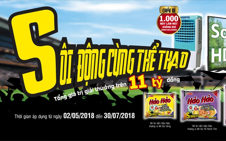 Hảo Hảo sôi động cùng thể thao