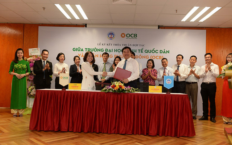 Lễ ký kết thỏa thuận hợp tác: Ngân hàng TMCP Phương Đông và Trường đại học Kinh tế Quốc dân