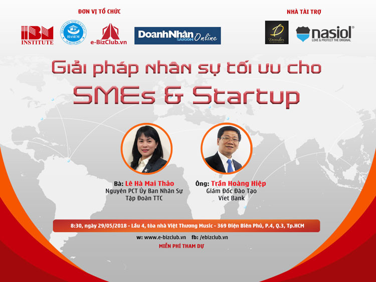 Hội thảo Giải pháp nhân sự tối ưu cho doanh nghiệp SMEs và Starutp