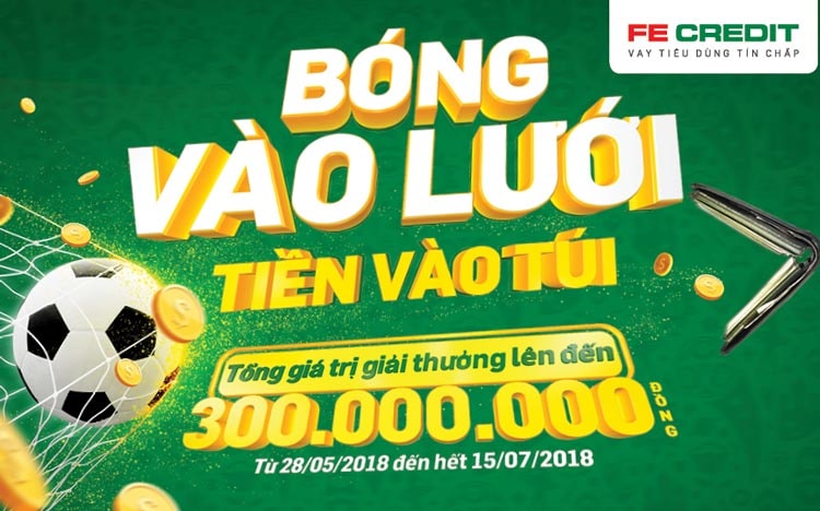 FE Credit ưu đãi khách hàng mùa World Cup
