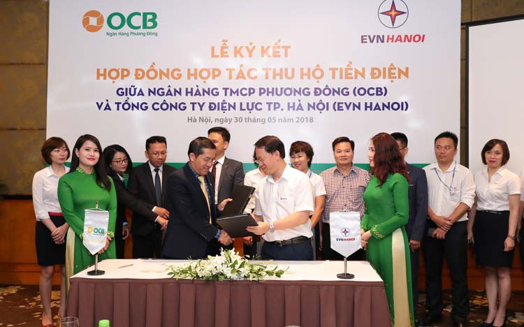 OCB và EVN Hà Nội ký kết hợp tác