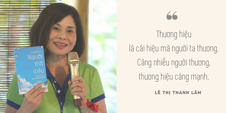 Chị Lê Thị Thanh Lâm – Phó tổng giám đốc Công ty CP Saigon Food, xây dựng thương hiệu cá nhân