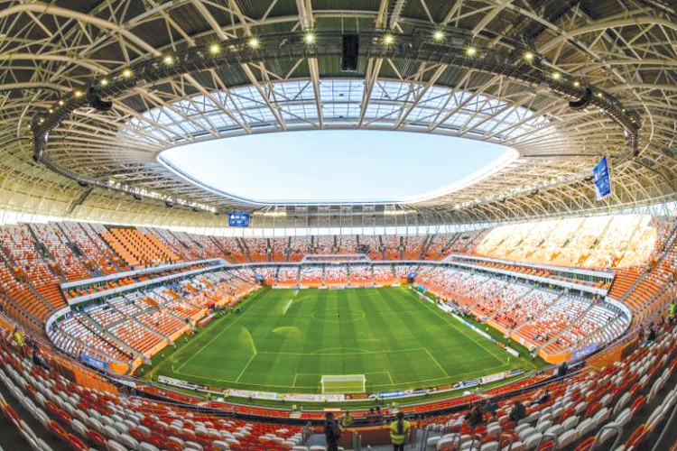 Sân Mordovia Arena - nơi sẽ tổ chức bốn trận đấu tại World Cup 2018