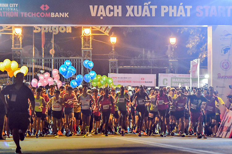 Chính thức mở công đăng ký Giải Marathon Quốc tế thành phố Hồ Chí Minh Techcombank 2018