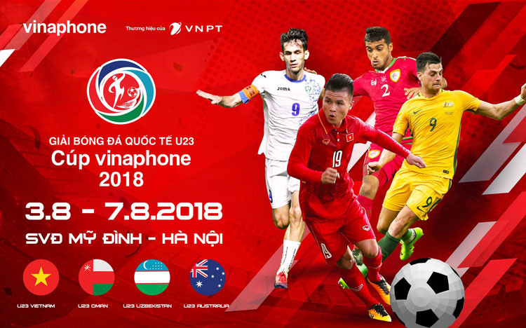 Vinaphone là nhà tài trợ chính cho Giải bóng đá quốc tế U23 - Cúp Vinaphone 2018