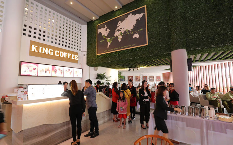 King Coffee khai trương chuỗi quán tại Việt Nam