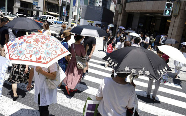 Nhiều thành phố ở Nhật Bản chạm ngưỡng nhiệt cao kỷ lục