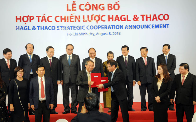Thaco ký kết hợp tác với Hoàng Anh Gia Lai