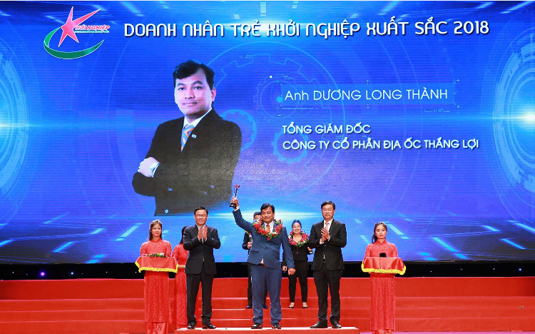CEO Thắng Lợi Group nhận giải thưởng Top 10 Doanh nhân trẻ khởi nghiệp xuất sắc 2018