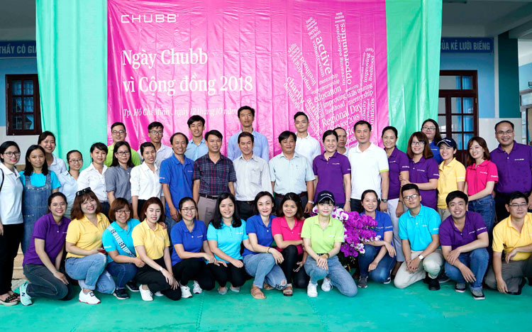 Tập đoàn Chubb tổ chức ngày vì Cộng đồng 2018 tại Việt Nam