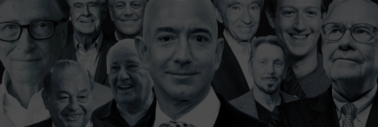 Top 10 người giàu nhất thế giới theo Forbes, với các vị trí nhất, nhì, ba lần lượt là tỷ phú Jeff Bezos, tỷ phú Bill Gates và tỷ phú Warren Buffett.