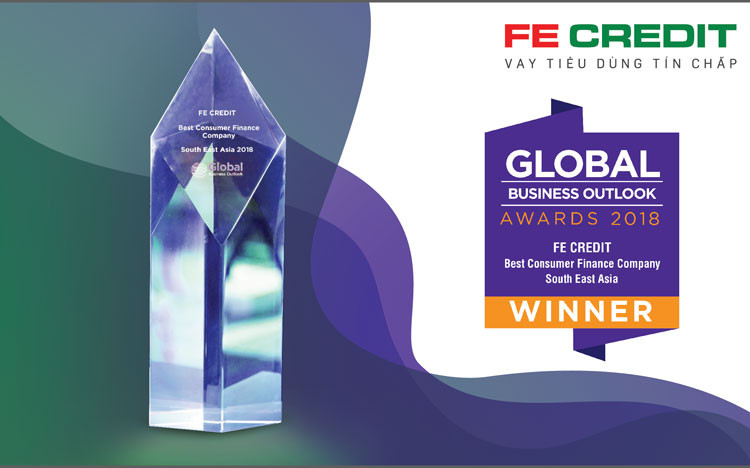 FE Credit nhận giải Công ty tài chính tiêu dùng tốt nhất Đông Nam Á