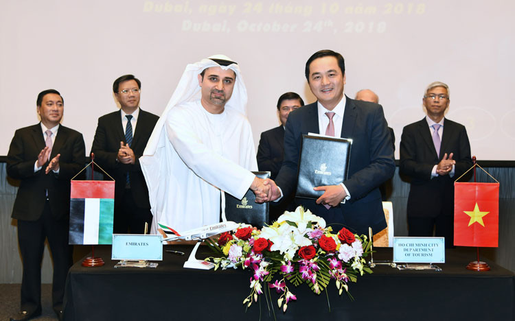 TP.HCM và Emirates phát triển hợp tác Du lịch và Thương mại
