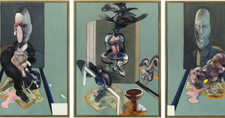 Bức họa "Triptych, 1976" của Francis Bacon được vị tỷ phú mua với giá 86,3 triệu USD.