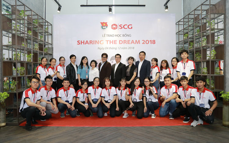 SCG hỗ trợ 20 sinh viên xuất sắc kiến tạo tương lai tươi sáng