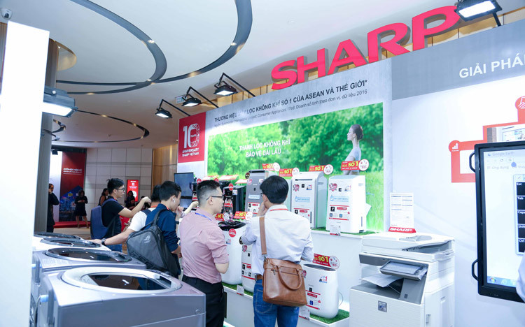 Sharp Việt Nam ra mắt loại sản phẩm ứng dụng công nghệ mới nhất