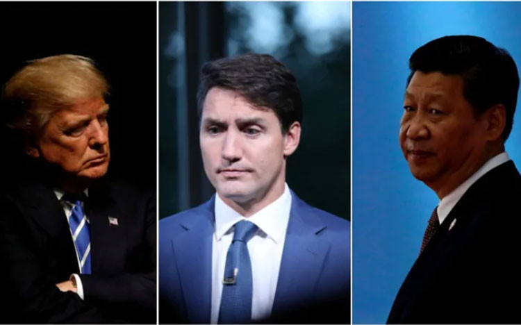 Canada mắc kẹt giữa Mỹ và Trung Quốc