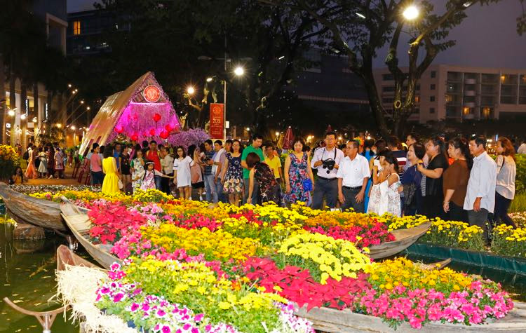 Hội chợ hoa xuân Phú Mỹ Hưng Tết Kỷ Hợi 2019