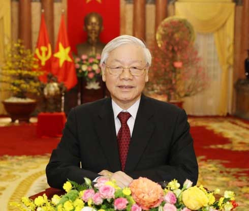 Tổng bí thư, Chủ tịch nước Nguyễn Phú Trọng chúc Tết Kỷ hợi 2019