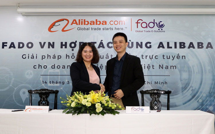 Alibaba.com ký kết với Fado.vn đưa hàng Việt ra thế giới