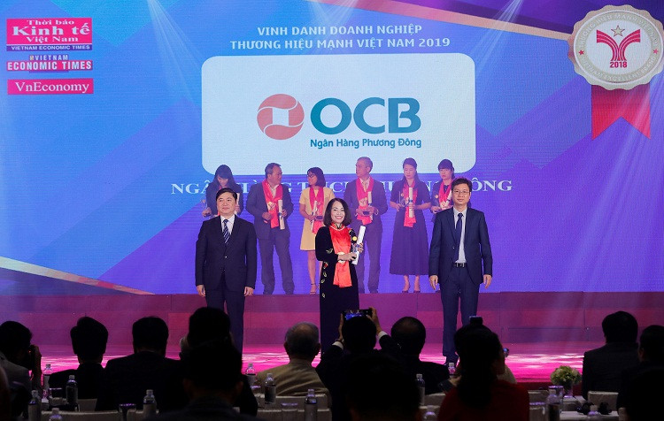 OCB nhận giải thưởng “Thương hiệu mạnh Việt Nam 2018”