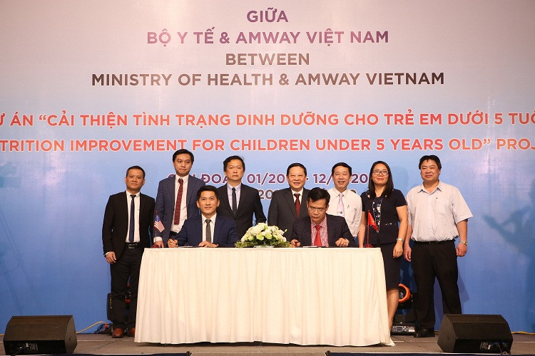 Bộ Y tế và Amway Việt Nam hợp tác “Cải thiện dinh dưỡng cho trẻ em dưới 5 tuổi”