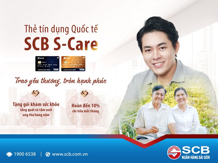 Sử dụng thẻ tín dụng SCB S-Care, tặng gói khám tầm soát ung thư