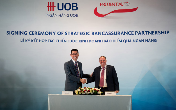 Prudential Việt Nam và UOB Việt Nam hợp tác kinh doanh bảo hiểm qua ngân hàng