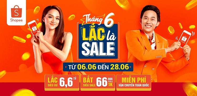 Shopee “Lắc Là Sale” deal giảm giá siêu hấp dẫn