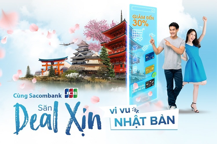 Chủ thẻ Sacombank JCB được hưởng nhiều ưu đãi