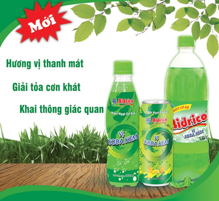 Bidrico giới thiệu mẫu nước giải khát mới